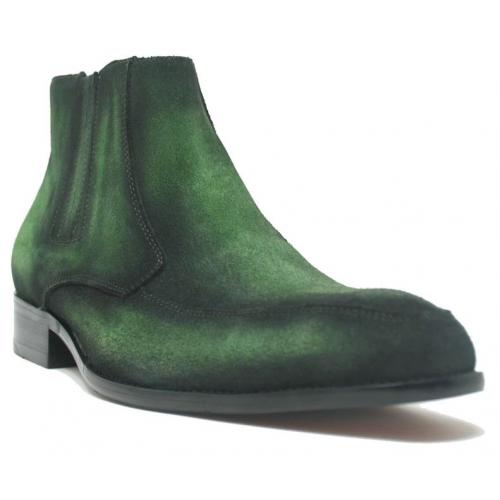 Carrucci Emerald Genuine Suede Chelsea Boots KB478-107S